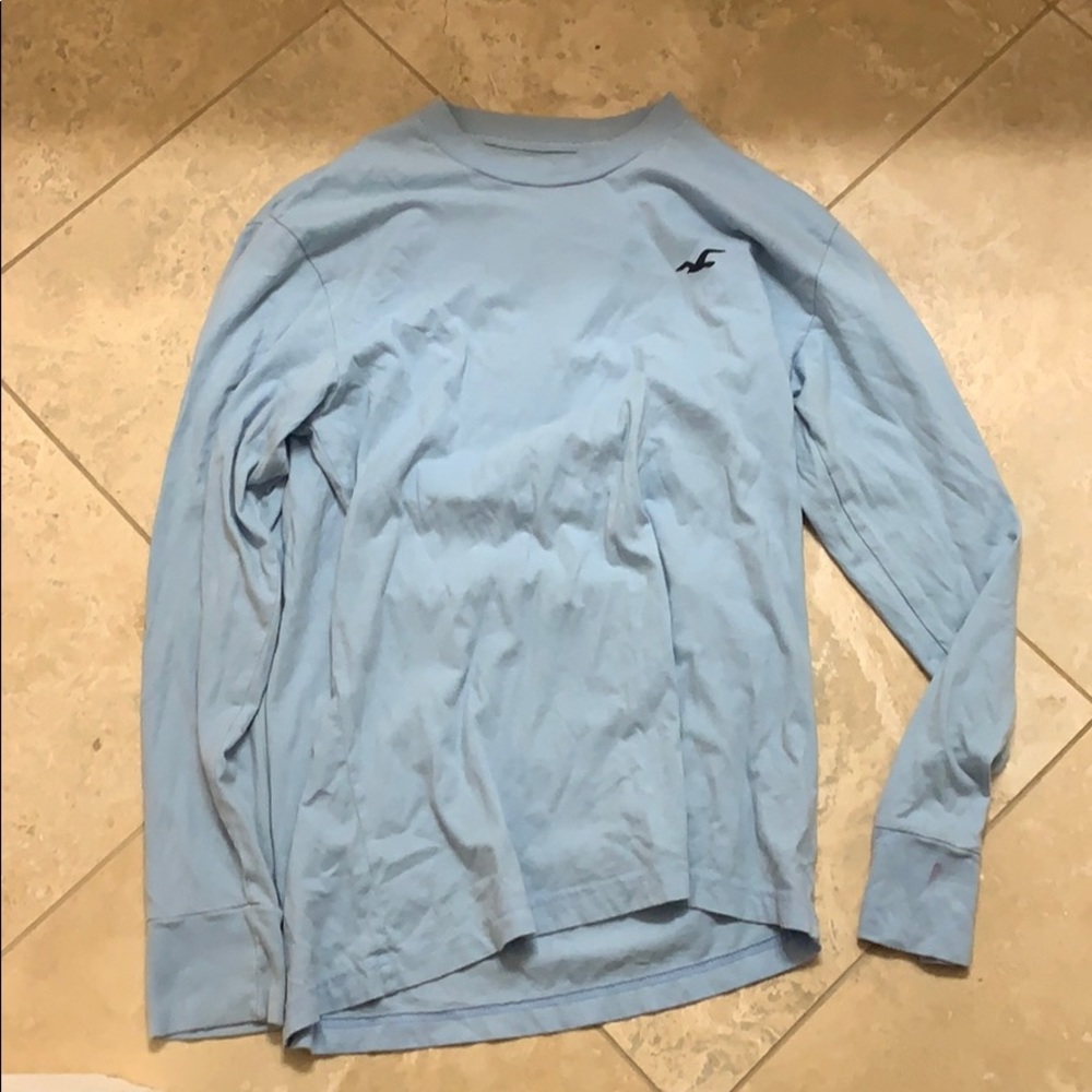 Hollister Long Sleeve Tee Blue Men’s Medium